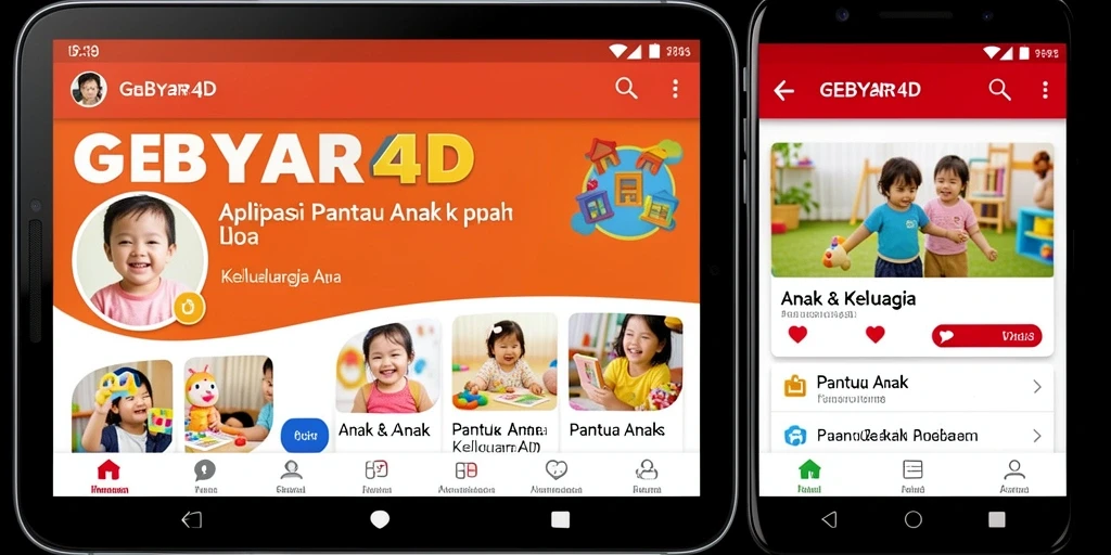 Antarmuka sederhana dan menawan dari aplikasi GEBYAR4D.